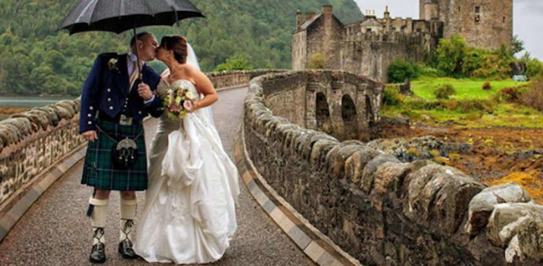 August - The busiest month of the year for Scottish weddings.